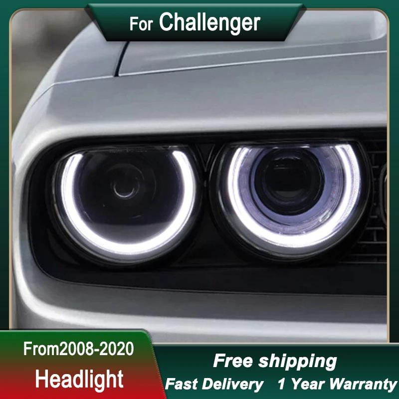 Dodge Challenger ڵ Ʈ, 2008-2020 Ǯ LED Ÿ DRL  ȣ ,  , Ʈ Ʈ 